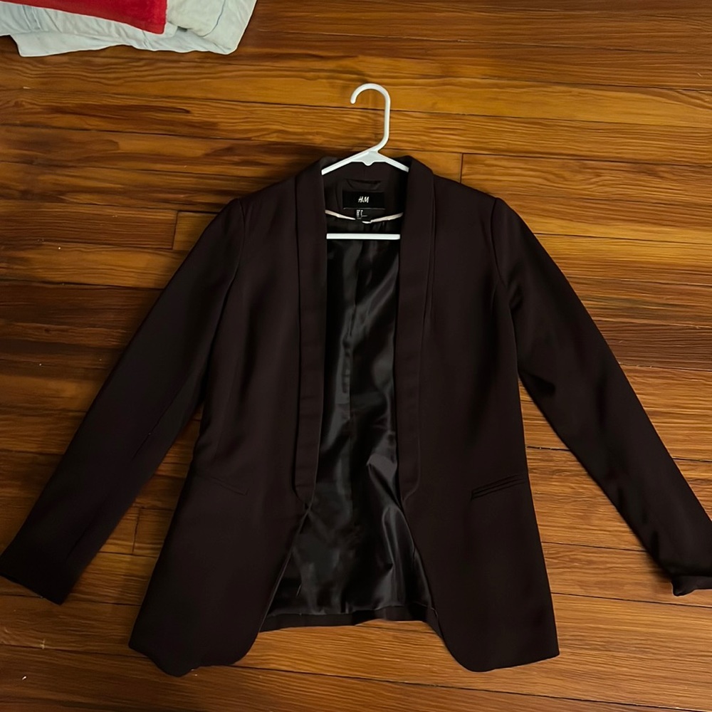 Plum blazer